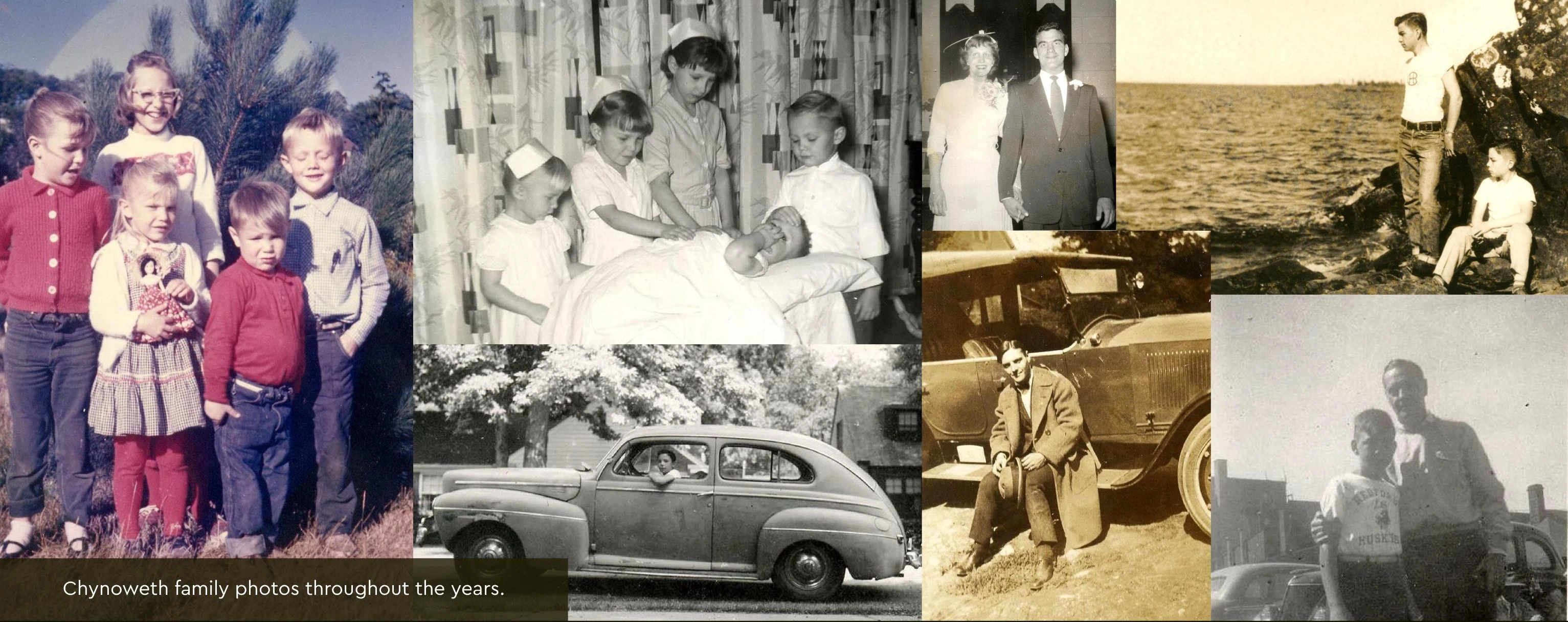 Chynoweth Family Collage.