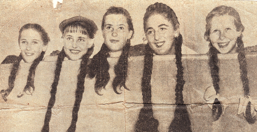 Helen at a sleepover.