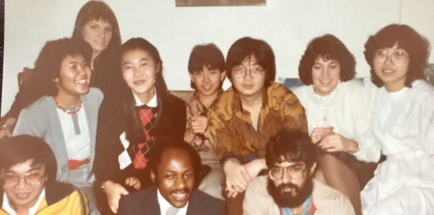 ZZ with the NMU International Students Organization circa 1980's.