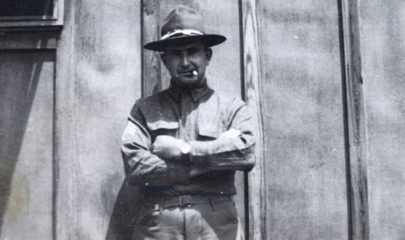 Sam Cohodas in the U.S. Army during WWI.