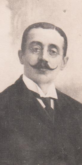 Portrait of Orestes Del Sanda, who emigrated from Northern Italy to Peru in the late 1800s.